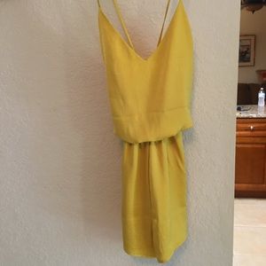 Silky adjustable yellow romper